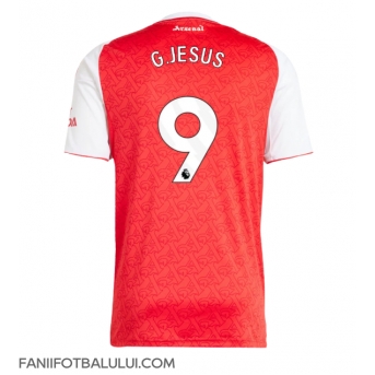 Arsenal Gabriel Jesus #9 Tricou Fotbal Replică 2025-26 Barbati Acasa